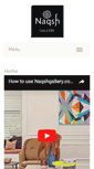 Mobile Screenshot of naqshgallery.com